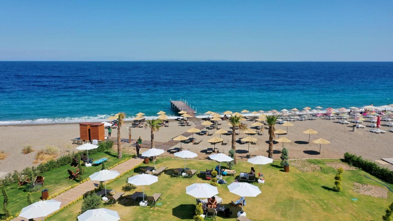 Assos Troy Beach Hotel Exterior foto