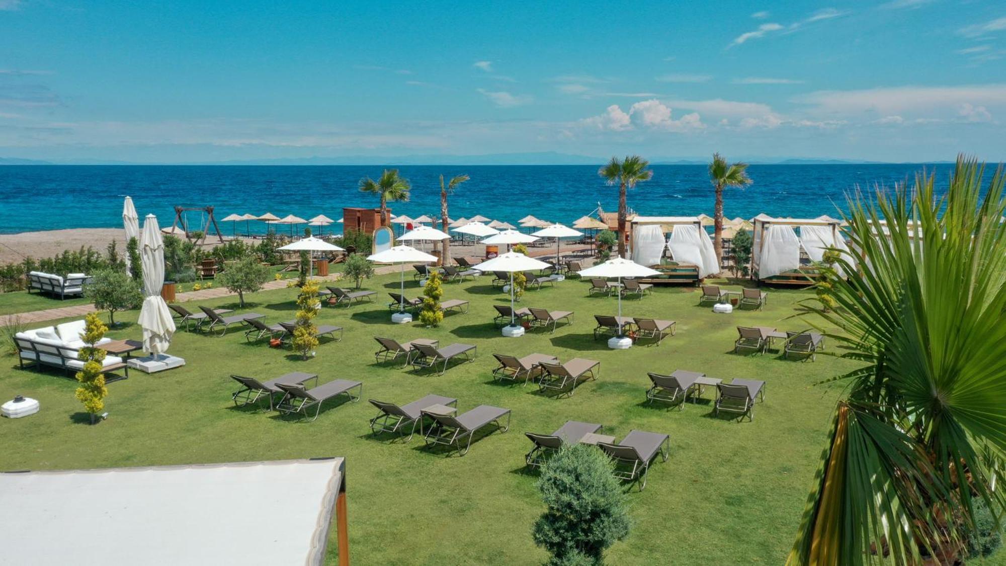Assos Troy Beach Hotel Exterior foto