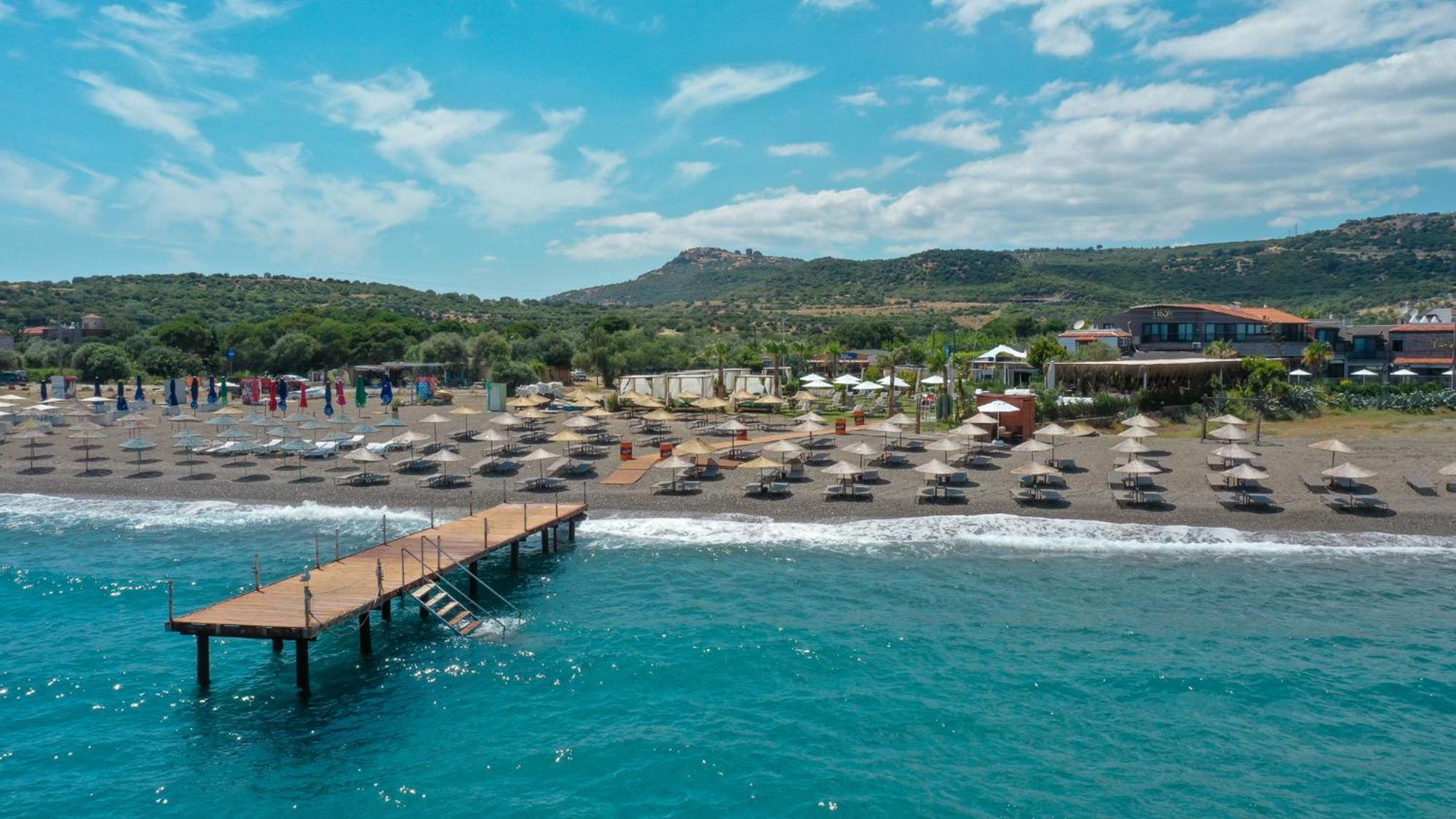 Assos Troy Beach Hotel Exterior foto